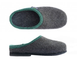 Filzpantoffeln Modell No.133 rustikaler Wollfilz Pantoffel  