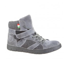 Tesoro High Top Sneaker grau mit Filz